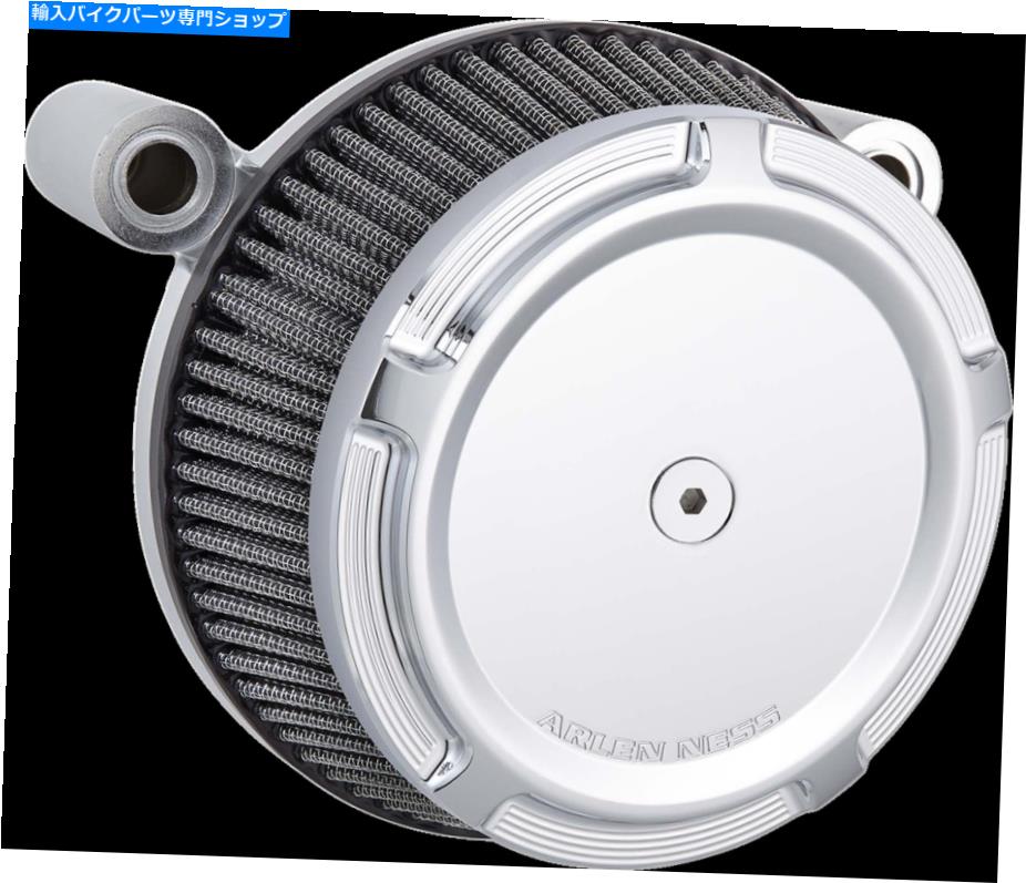 Air Filter アレンネス合成ステージ1エアクリーナークロム50-845 Alren Ness Synthetic Stage 1 Air Cleaner Chrome 50-845