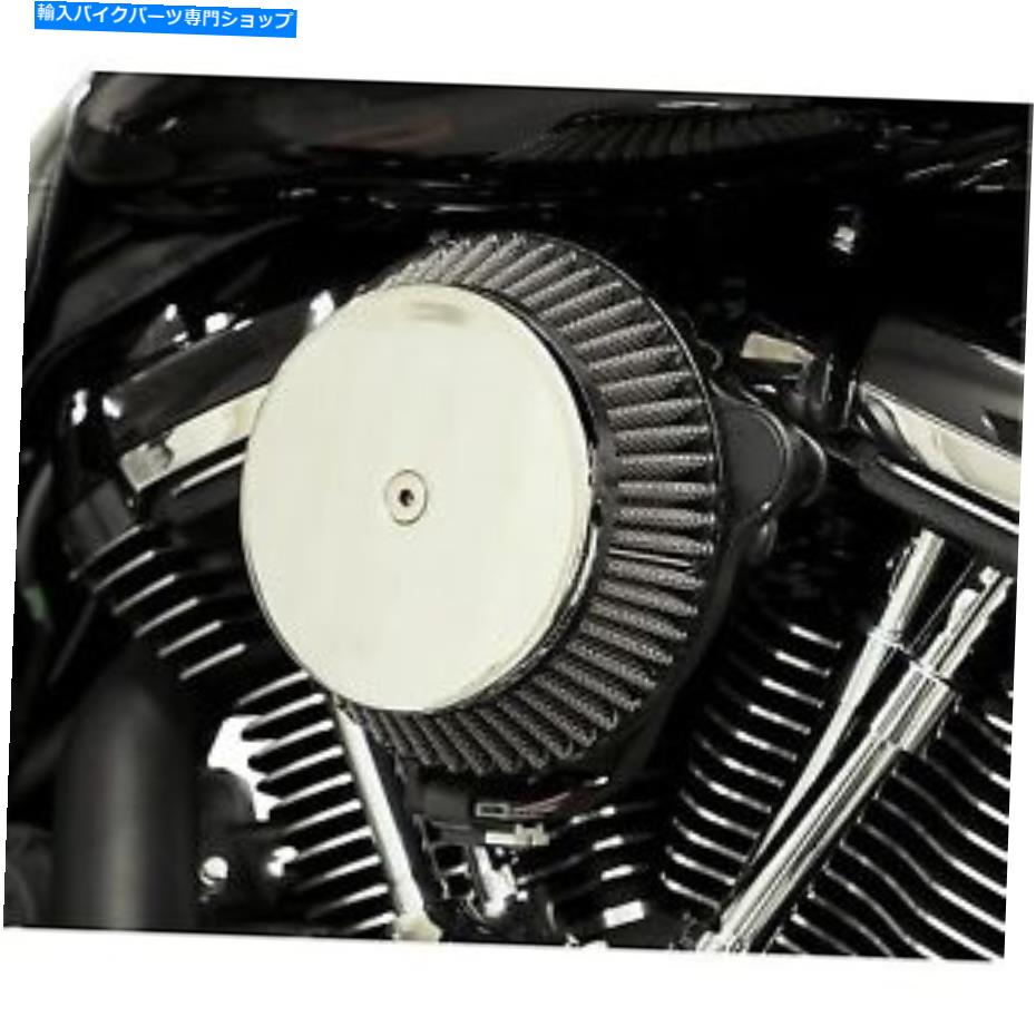 Air Filter La Choppers Chrome Plain Cover HarleySportster XL 91-20のビッグエアクリーナー LA Choppers Chrome Plain Cover Big Air Cleaner for Harley Sportster XL 91-20