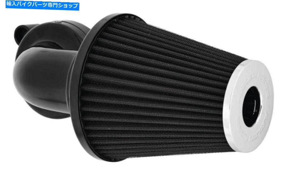Air Filter アーレンネスブラックカバーなしモンスターサッカーエアクリーナーキット81-000 Arlen Ness Black No Cover Monster Sucker Air Cleaner Kit 81-000