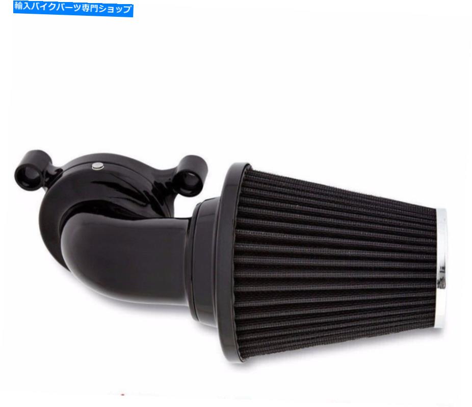 Air Filter アーレンネスブラックモンスターエアクリーナーインテークブリーザーステージ1ハーレー08-17ヘビー Arlen Ness Black Monster Air Cleaner Intake Breather Stage 1 Harley 08-17 Heavy