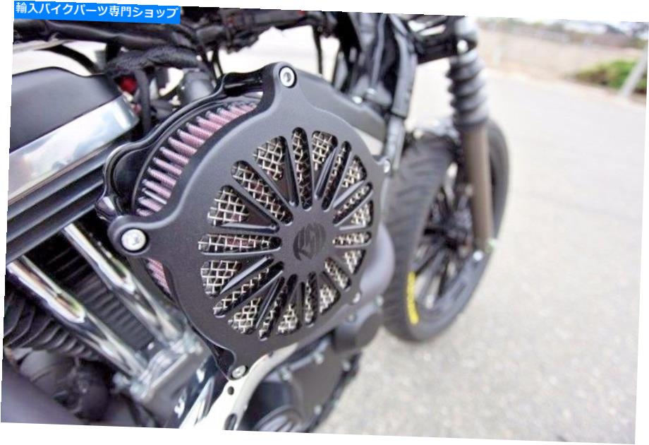 Air Filter ꡼ʡϡ졼XLݡĥRSD٥ܥ֥åOPS 0206-2041-SMB HB Air Cleaner Harley XL Sportster RSD Venturi Boss Black Ops 0206-2041-SMB HB