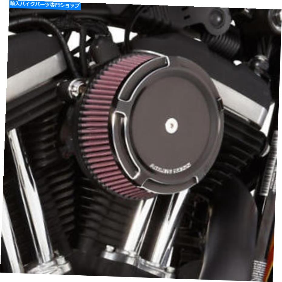 Air Filter Arlen Ness Big Suckerステージ1エアクリーナーベベルssフィルターブラ...