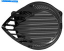 Air Filter ラフクラフトブラックフィン付きエアフィルタークリーナーRC-600-002ハーレーツインカム99-17 Rough Craft Black Finned Air Filter Cleaner RC-600-002 Harley Twin Cam 99-17(2)