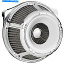 Air Filter アーレンネス18-920クロムスロットトラック逆シリーズエアクリーナーキットハーレー Arlen Ness 18-920 Chrome Slot Track Inverted Series Air Cleaner Kit for Harley(2)