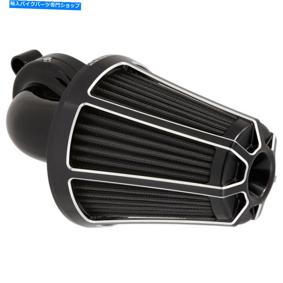 Air Filter アーレンネスブラックベベルモンスターサッカーキット＆カバー2017-19ハーレーM-8 Arlen Ness Black Beveled Monster Sucker Kit & Cover 2017-19 Harley M-Eight