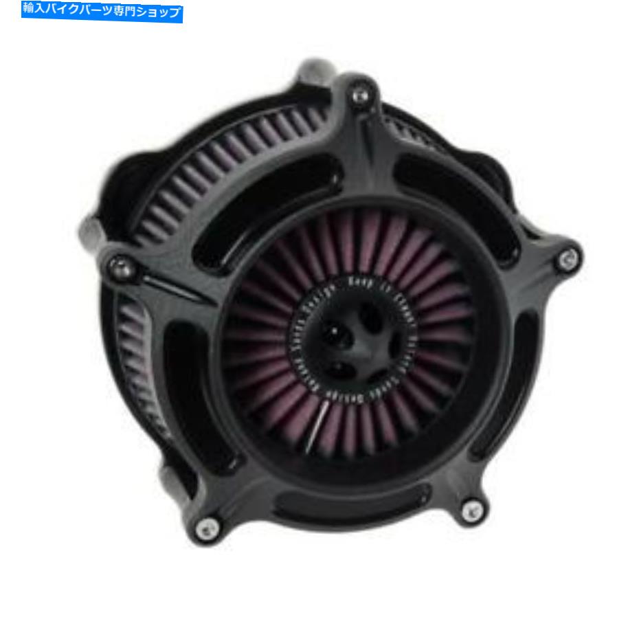 Air Filter ローランドサンズタービンエアクリーナー - ハーレービッグツイン93-17ブラックオプス Roland Sands Turbine Air Cleaner - Harley Big Twin 93-17 Black Ops