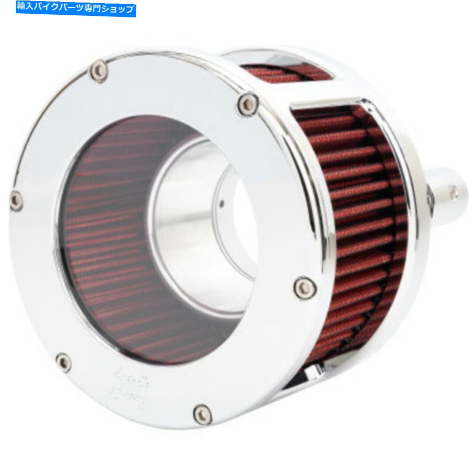 Air Filter feuling baレースシリーズエアクリーナーレッドフィルタークロムクリアカバーキットハーレーM8 Feuling BA Race Series Air Cleaner Red Filter Chrome Clear Cover Kit Harley M8