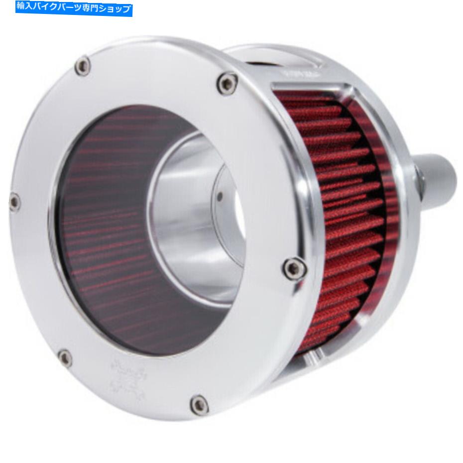 Air Filter feuling baレースシリーズ生赤エアクリーナーフィルターフィルタークリアカバーキットハーレーm-eight Feuling BA Race Series Raw Red Air Cleaner Filter Clear Cover Kit Harley M-Eight