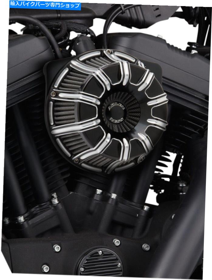 Air Filter Arlen Ness逆シリーズエアクリーナーキットVツインブラック10ゲージ18-945 Arlen Ness Inverted Series Air Cleaner Kits for V-Twin Black 10-Gauge 18-945