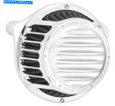 Air Filter ラフクラフトエアクリーナークロムラウンドRC-600-013 Rough Craft Air Cleaner Chrome Round RC-600-013