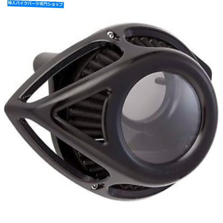 Air Filter アーレンネス18-999ハーレーM8 17-20のブラッククリアティアエアクリーナー Arlen Ness 18-999 Black Clear Tear Air Cleaner for Harley M8 17-20