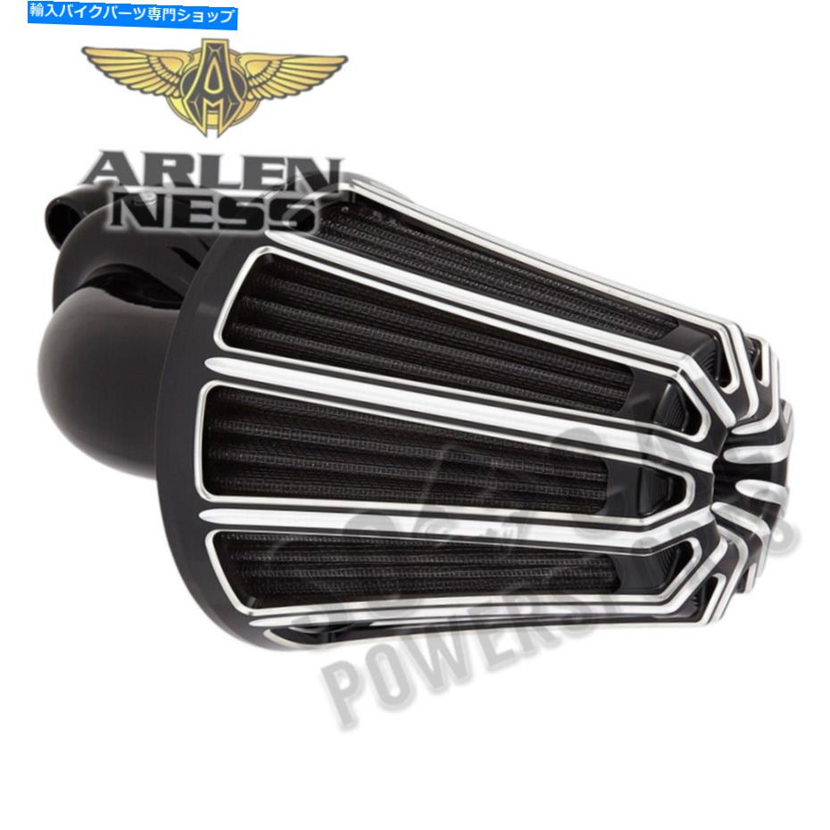 Air Filter アーレンネス81-007モンスター吸盤エアクリーナーキットブラック10ゲージ Arlen Ness 81-007 Monster Sucker Air Cleaner Kits Black 10-Gauge