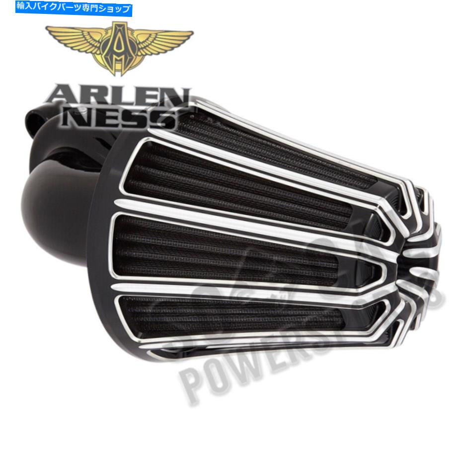 Air Filter アーレンネス81-002モンスターサッカーエアクリーナーキットブラック10ゲージ Arlen Ness 81-002 Monster Sucker Air Cleaner Kits Black 10-Gauge