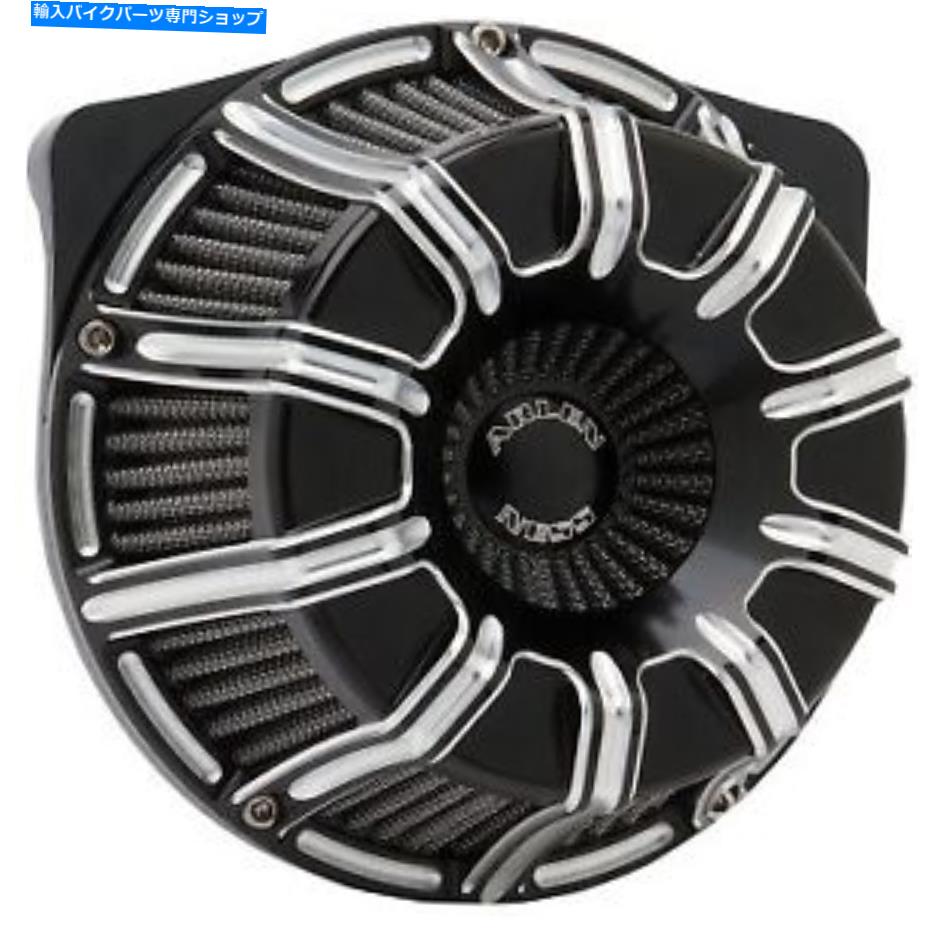 Air Filter Arlen Ness Black 10ゲージ逆シリーズエアクリーナーキットSportster 91-20 Arlen Ness Black 10-Gauge Inverted Series Air Cleaner Kit for Sportster 91-20