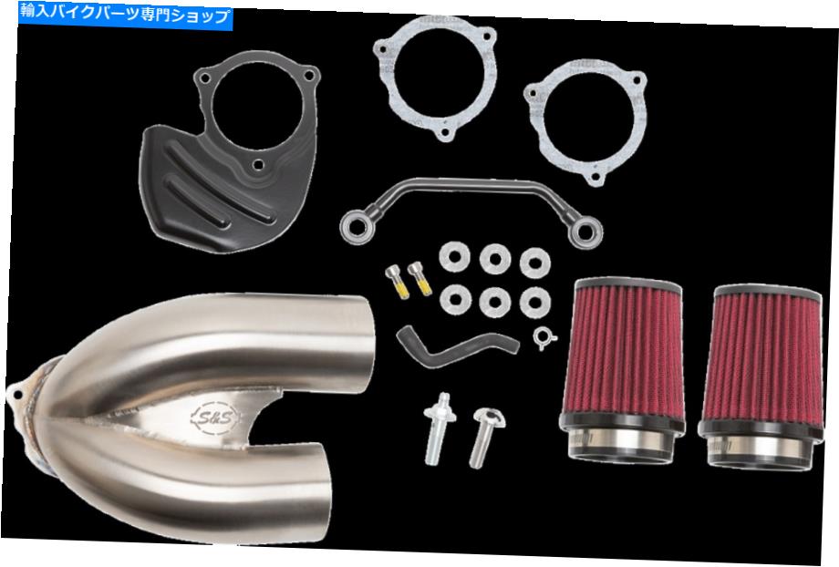 Air Filter S＆Sサイクルチューニング誘導エアクリーナーステンレススチールハーレーツーリングM8 S&S Cycle Tuned Induction Air Cleaner Stainless Steel Harley Touring M8