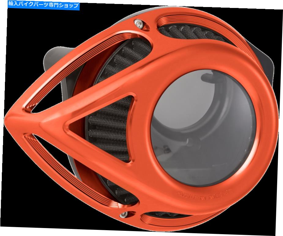 Air Filter アーレンネスティアオレンジクリアエアフィルタークリーナー2007-2021ハーレースポーツスターXLL Arlen Ness Tear Orange Clear Air Filter Cleaner 2007-2021 Harley Sportster XLL