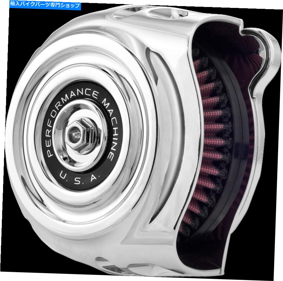 Air Filter パフォーマンスマシンビンテージクロムエアクリーナー14-21インディアン首長 Performance Machine Vintage Chrome Air Cleaner for 14-21 Indian Chieftain