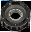 Air Filter トラスクアサルトチャージハイフローエアクリーナーグロスブラックパウダーコートTM-1021GBK Trask Assault Charge High Flow Air Cleaner Gloss Black Powdercoat TM-1021GBK