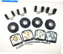 Carburetor Part ヤマハXJ550マキシム1981-1983炭水化物ダイアフラムフロート用の4xキャブレター修理キット 4X Carburetor...