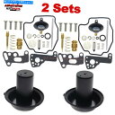 Carburetor Part ヤマハヴィラゴXV535 1990-2001キャブレター再構築修理キットプランジャーの2セット 2 Sets For Yamaha Virago XV535 1990-2001 Carburetor Rebuild Repair Kit Plungers