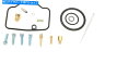 Carburetor Part 部品無制限のキャブレター炭水化物再建キット76-77北極猫チーター5000 500 Parts Unlimited Carbur...