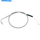Cables モーションプロアーマーコートステンレス鋼スロットルケーブル(66-0385) MOTION PRO Armor Coat Stainless St...