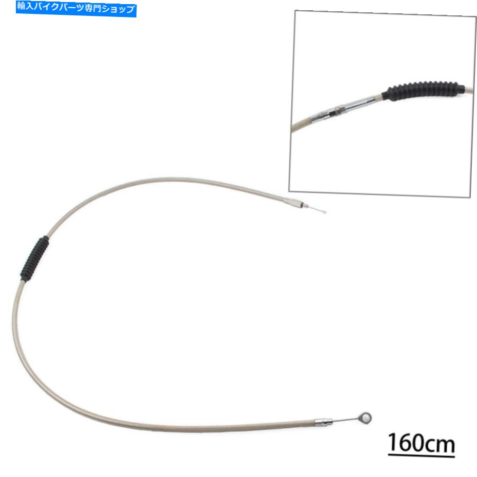 Cables ステンレスクラッチケーブルフィットハーレーダイナfxdwgソフトアイルファットボーイflstfロー..