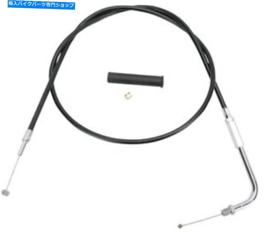 Cables DSブラックビニール代替長スロットルケーブル48 "ブラック＃211726 DS Black Vinyl Alternate Length Throttle Cable 48" Black #211726