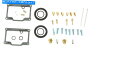 Carburetor PartCarburetor 97-98 Polaris Indy SS 488 /500の部品無制限のキャブレター炭水化物再構築キット ...