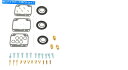 Carburetor Part 1985年のポラリスインディ600 / seの部品無制限のキャブレター炭水化物再構築キット Parts Unlimited Ca...