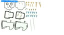 Carburetor Part 2003年から2005年のポラリス800 RMKの新しい部品無制限のキャブレター炭水化物再構築キット New Parts Unl...