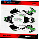 Graphics decal kit ブラックグリーンシフトレーシンググラフィックキットフィット01-03ホンダXR80 XR100 XR 80 100デカール Black Green Shift Racing Graphics kit fit 01-03 Honda XR80 Xr100 XR 80 100 Decal