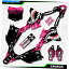 Graphics decal kit ԥ󥯤Υ١º̥졼󥰥եååȤ14-21掠kx85 kx 85ǥŬ礷ޤ Pink Savage Camo Racing Graphics Kit fits 14-21 Kawasaki KX85 Kx 85 Decal