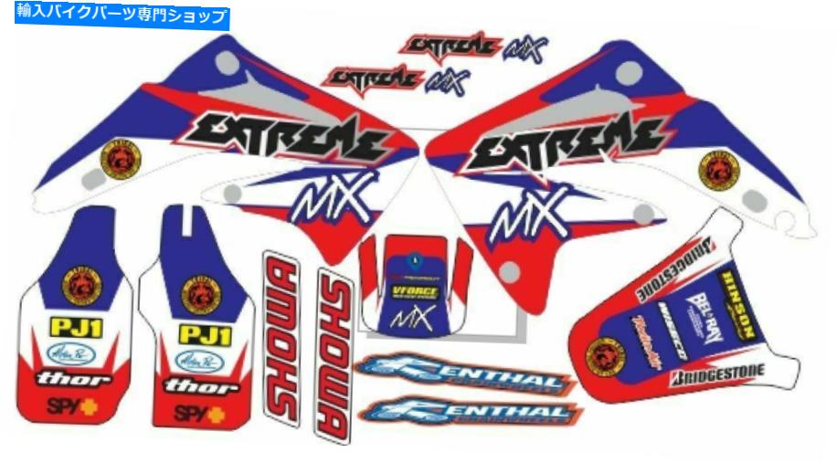 Graphics decal kit ホンダCR85 CR 85 2003-2012デカールシュラウドプラスチックステッカー用のグラフィックキット Graphics Kit for Honda CR85 CR 85 2003-2012 decals shroud plastic stickers