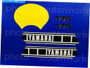 Graphics decal kit 1980 80 039 Yamaha IT175キット5PCデカールステッカーグラフィックスオートコラントPEGATINAS IT 1980 80 039 Yamaha IT175 kit 5pc Decals stickers graphics autocollants pegatinas IT