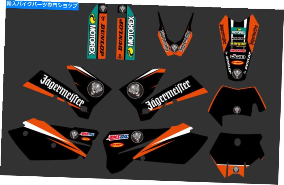 Graphics decal kit チームグラフィックキットデカールKTMのステッカーExc 200 250 300 400 450 525 2005-2007 Team Graphics Kit Decals Stickers For KTM EXC 200 250 300 400 450 525 2005-2007