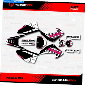 Graphics decal kit ֥åԥ󥯥եȥ졼󥰥եååȥեå03-07ۥCRF230 CRF 230ǥ230F Black & Pink Shift Racing Graphics Kit fit 03-07 Honda CRF230 CRF 230 Decal 230F