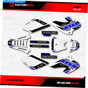 Graphics decal kit ホワイトブルーシフトレーシンググラフィックスキットフィット01-03ホンダXR80 XR100 XR 80 100デカール White Blue Shift Racing Graphics kit fits 01-03 Honda XR80 Xr100 XR 80 100 Decal