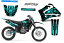 Graphics decal kit ޥTTR125ȥХեåƥååȥǥåMX 2000-2007ʥȥM Yamaha TTR125 Dirt Bike Graphic Sticker Kit Decal Wrap MX 2000-2007 NIGHTWOLF M