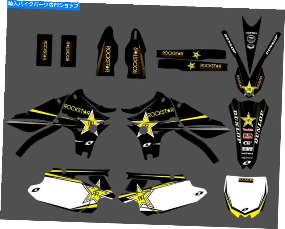 Graphics decal kit ヤマハYZ450F YZ 450F 2010-2013用のチームグラフィックスの背景ステッカー Team Graphics Background Decals Stickers For Yamaha YZ450F YZ 450F 2010-2013