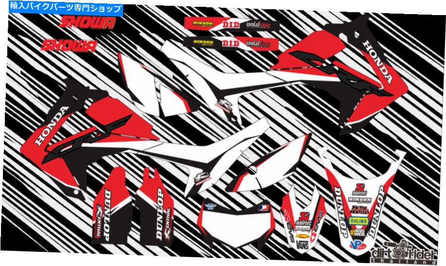 Graphics decal kit n 022ホンダCRF 250 L CRF 250 M 2012-2019デカールステッカーグラフィックキット N 022 HONDA CRF 250 L CRF 250 M 2012-2019 DECALS STICKERS GRAPHICS KIT(2)