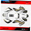 Graphics decal kit WhiteGold Shift Racing Graphics KitŬ礹04-12 Honda CRF50 CRF 50ǥ White &Gold Shift Racing Graphics kit Fits 04-12 Honda Crf50 CRF 50 Decal