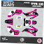 Graphics decal kit ޥTTR 110Υեååȡ2008-2023TTR110ԡɥ꡼-Magenta Graphics Kit for Yamaha TTR 110 (2008-2023) TTR110 Speed Series - Magenta