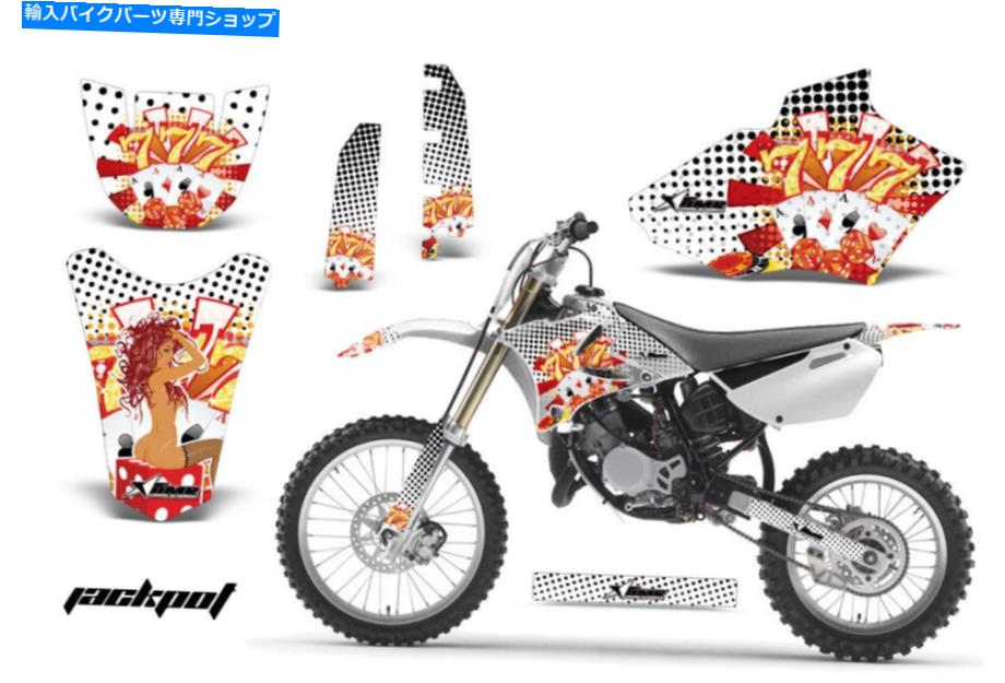 Graphics decal kit ヤマハYZ 85 2002-2014ジャックポットのグラフィックキットステッカーデカールラップ Graphics kit Sticker Decal Wrap for Yamaha YZ 85 2002-2014 JACKPOT