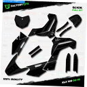 Graphics decal kit ブラックアウトスリックレーシンググラフィックスキットは08-18カワサキklx140 klx 140デカール Blackout Slick Racing Graphics Kit fits 08-18 Kawasaki KLX140 KLX 140 Decal