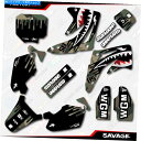 Graphics decal kit ウッドランドカモレーシンググラフィックスキットはホンダCR85 03-07 CR 85デカール2003-2007に適合しま...