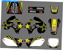 Graphics decal kit RockstarグラフィックスキットデカールスズキRM125 RM250 1996 1997 1998 Rockstar Graphics Kit Decals Stickers For Suzuki RM125 RM250 1996 1997 1998