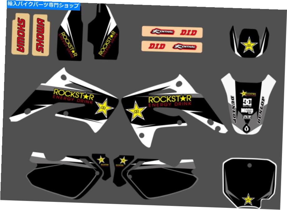 Graphics decal kit Honda CR85 CR85R 2004 2005 2006 2007 2007のチームグラフィックキットデカールデコール Team Graphics Kit Decals Deco For Honda CR85 CR85R 2003 2004 2005 2006 2007 2008