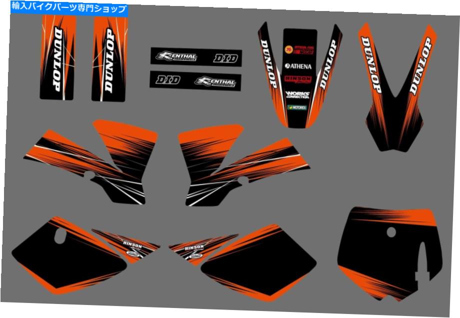 Graphics decal kit KTM 50SXߥ˥ɥ٥㡼ץꥫMTK502002-2008Υեååȥǥǥ Graphics Kit Deco Decal For KTM 50SX Mini Adventure Replica MT50 MTK50 2002-2008