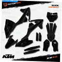 Graphics decal kit ブラックアウトスリックレーシンググラフィックスキットは18-21 KTM 85SX 85 SXデカールプレートに適合します Blackout Slick Racing Graphics Kit fits 18-21 KTM 85sx 85 SX Decal Plates